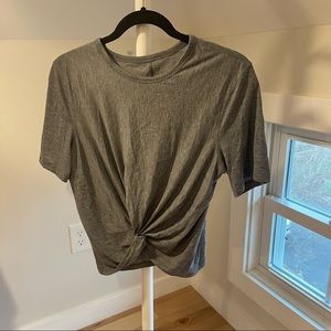 Lululemon Grey Crop Top, Size Small